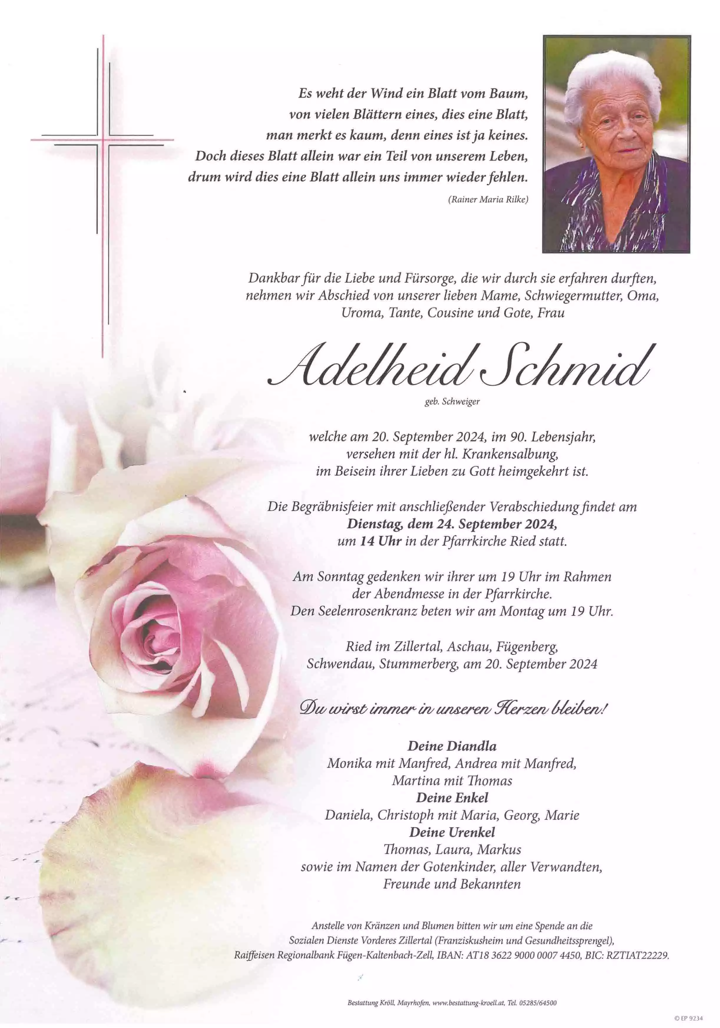 Parte von Adelheid Schmid